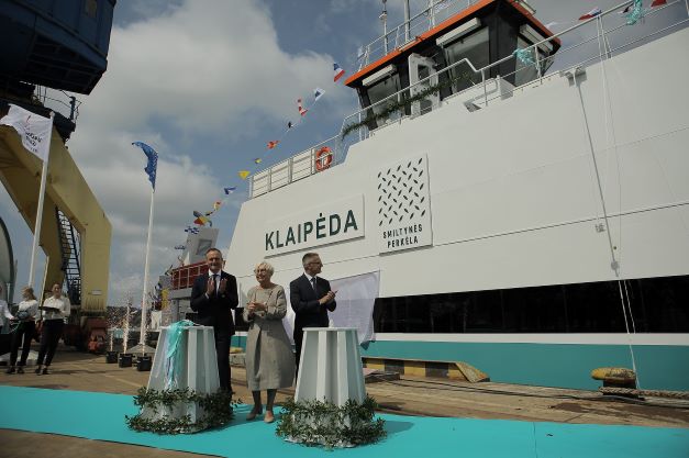 Uostamiestyje pastatytam keltui suteiktas vardas „Klaipėda“